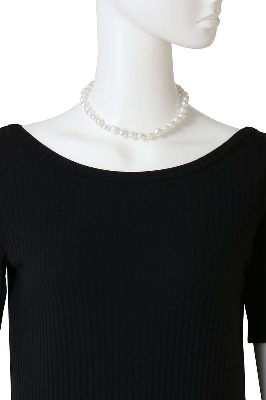 CADEAUX(カドー)｜カラーコードパールネックレス/ブルー の通販