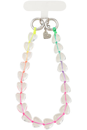 カドー/CADEAUXの【CADEAUX PLUS】 クリアハート スマホストラップ(141000/141099)