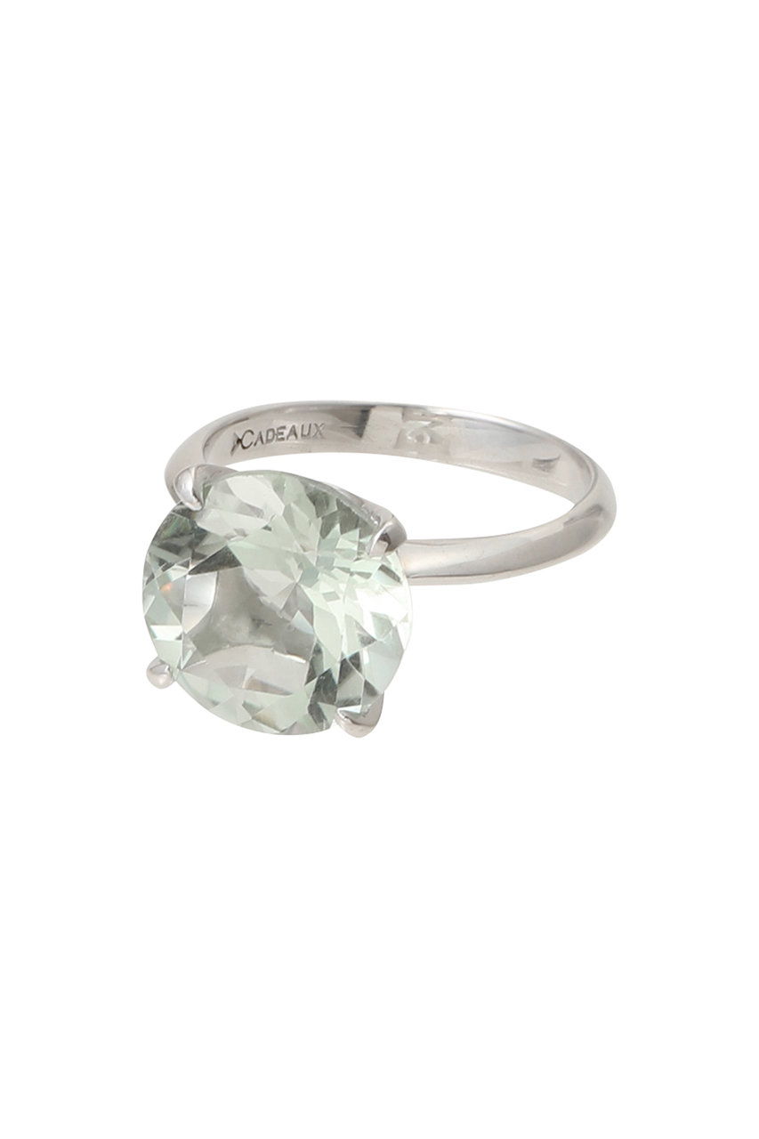 カドー/CADEAUXのRound Color Stone リング（グリーンアメジスト）(グリーン/ring001-SV-GreenAmethyst-)