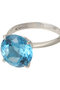 Round Color Stone リング（スイスブルートパーズ） カドー/CADEAUX