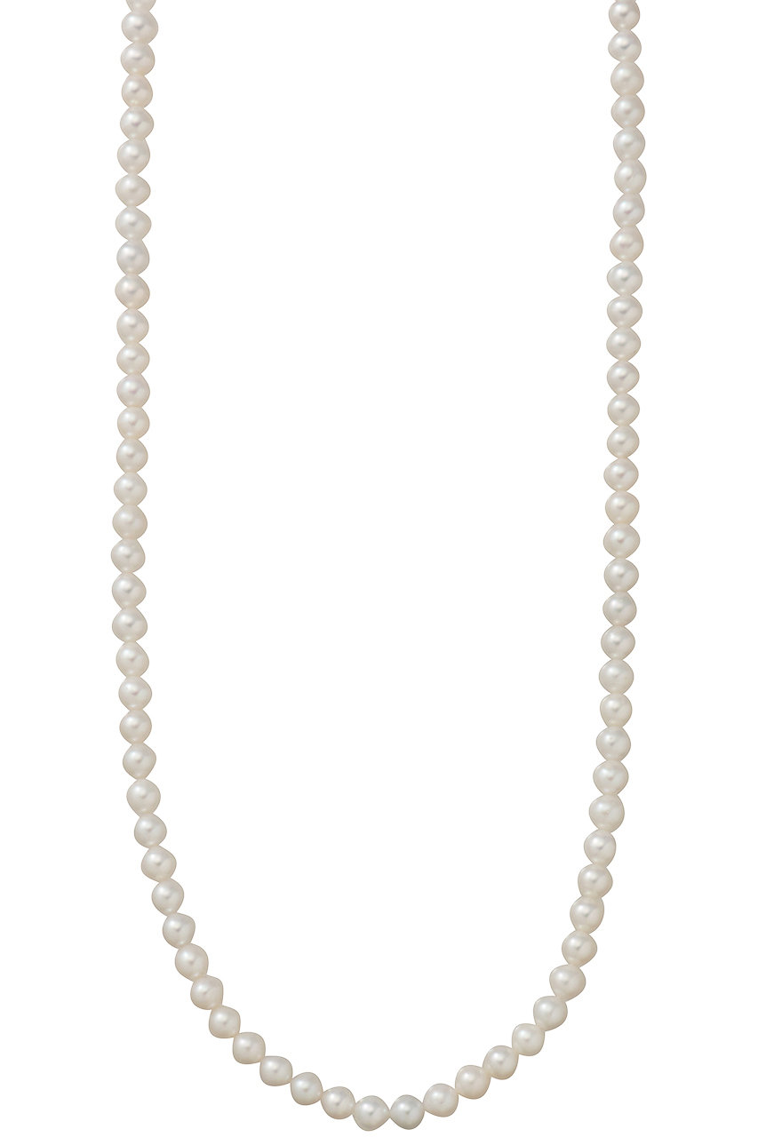 カドー/CADEAUXの5mmパール ロープネックレス(ホワイト/necklace281-5MM-120)