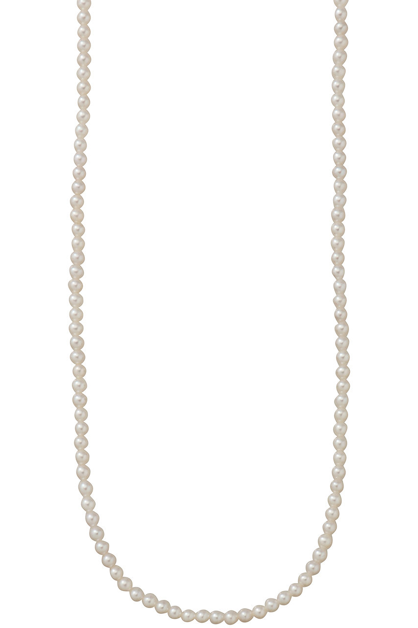 カドー/CADEAUXの3mmパール ロープネックレス(ホワイト/necklace281-3MM-120)