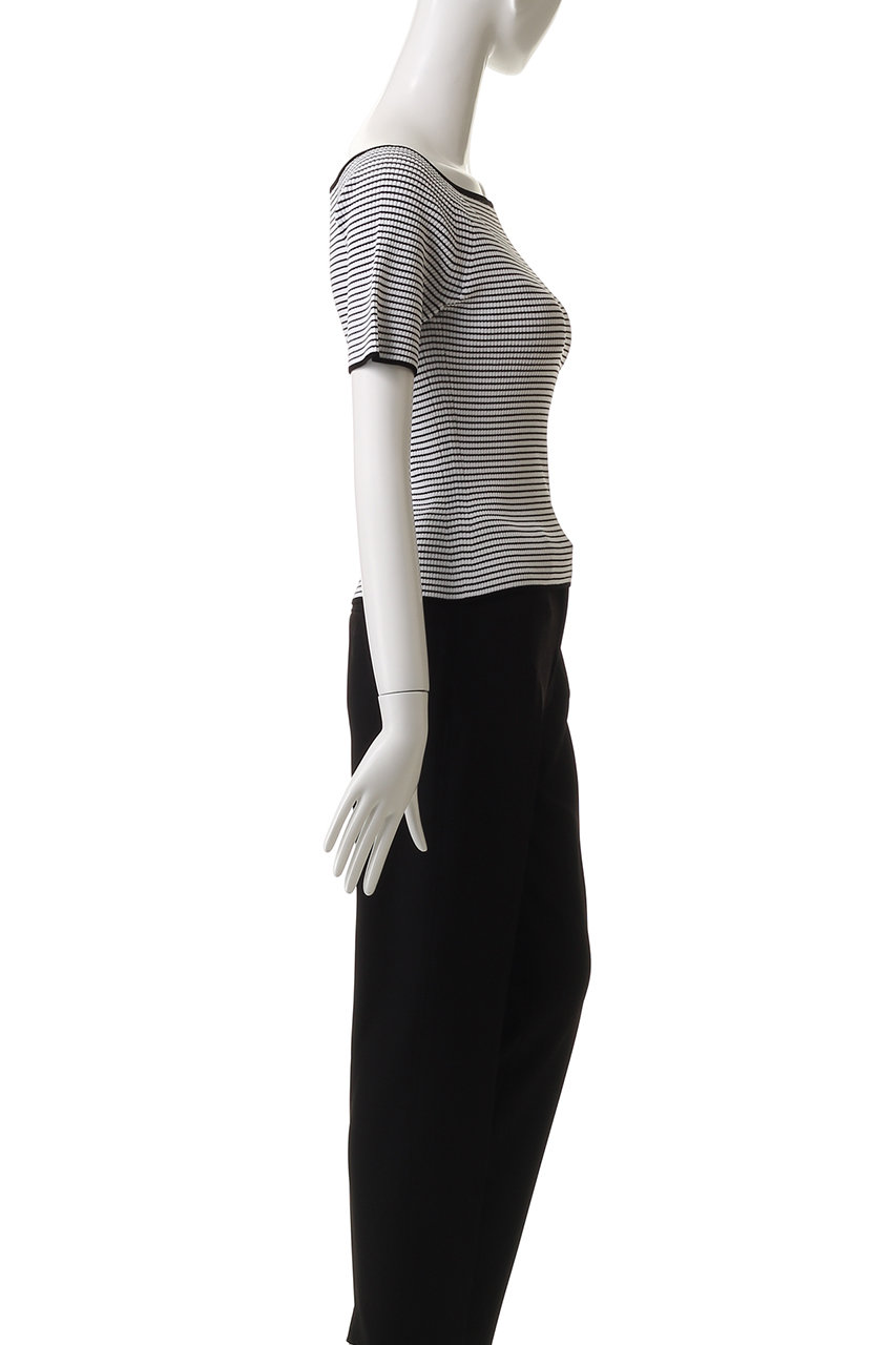 nicenicemoment open shoulder shell 黒　S OPEN SHOULDER SHELL – NICENICE MOMENT