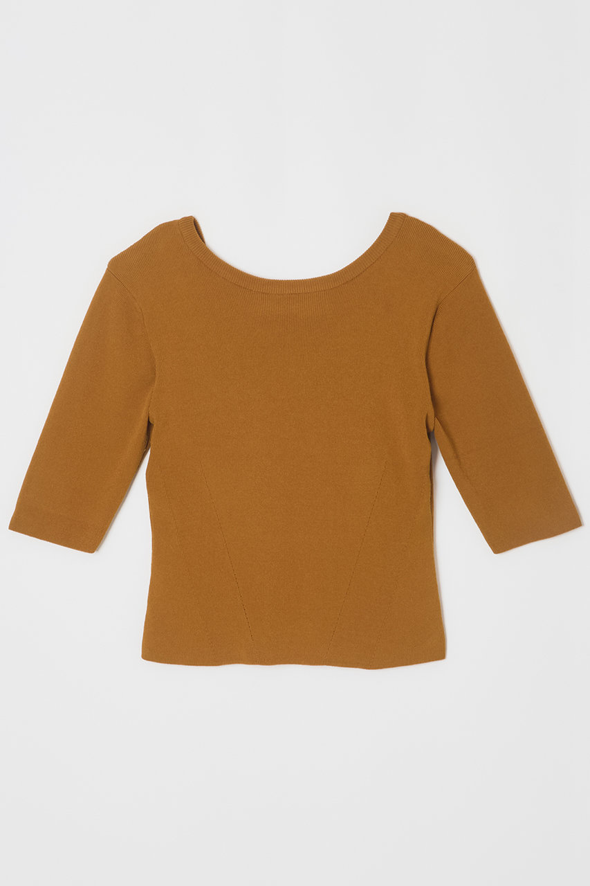 NICENICE MOMENT クロップド コンパクト Tシャツ(不織布カップ付き) (アンバー, S/A-C) ナイスナイス モーメント ELLE SHOP NICENICE MOMENT クロップド コンパクト Tシャツ(不織布カップ付き) (アンバー, S/A-C) ナイスナイス モーメント ELLE SHOP