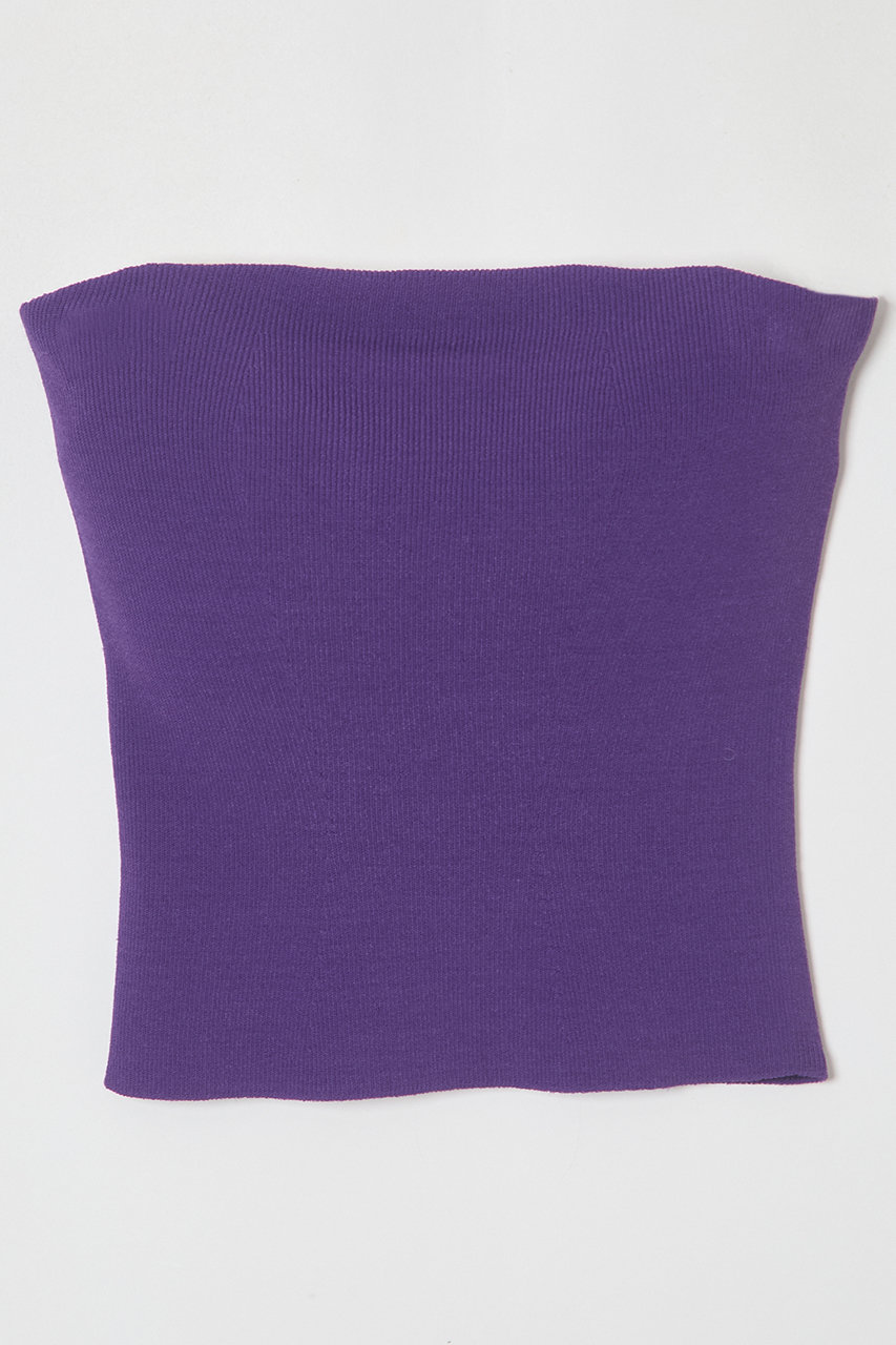 NICENICE MOMENT ニットバンドゥ(3Dカップ付き) (バイオレット, S/A-C) ナイスナイス モーメント ELLE SHOP NICENICE MOMENT ニットバンドゥ(3Dカップ付き) (バイオレット, S/A-C) ナイスナイス モーメント ELLE SHOP