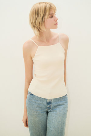 ナイスナイスモーメント/NICENICE MOMENTのストラップ キャミソール(不織布カップ付き)(110300/110301)