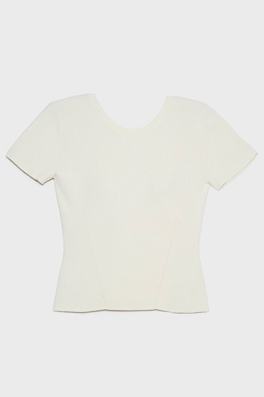 ナイスナイスモーメント/NICENICE MOMENTのコンパクト Tシャツ(不織布カップ付き)(エッグシェル/N1-26S-001)