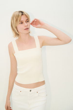 ナイスナイスモーメント/NICENICE MOMENTのスクエア タンクトップ(3Dカップ付き)(110300/110301)