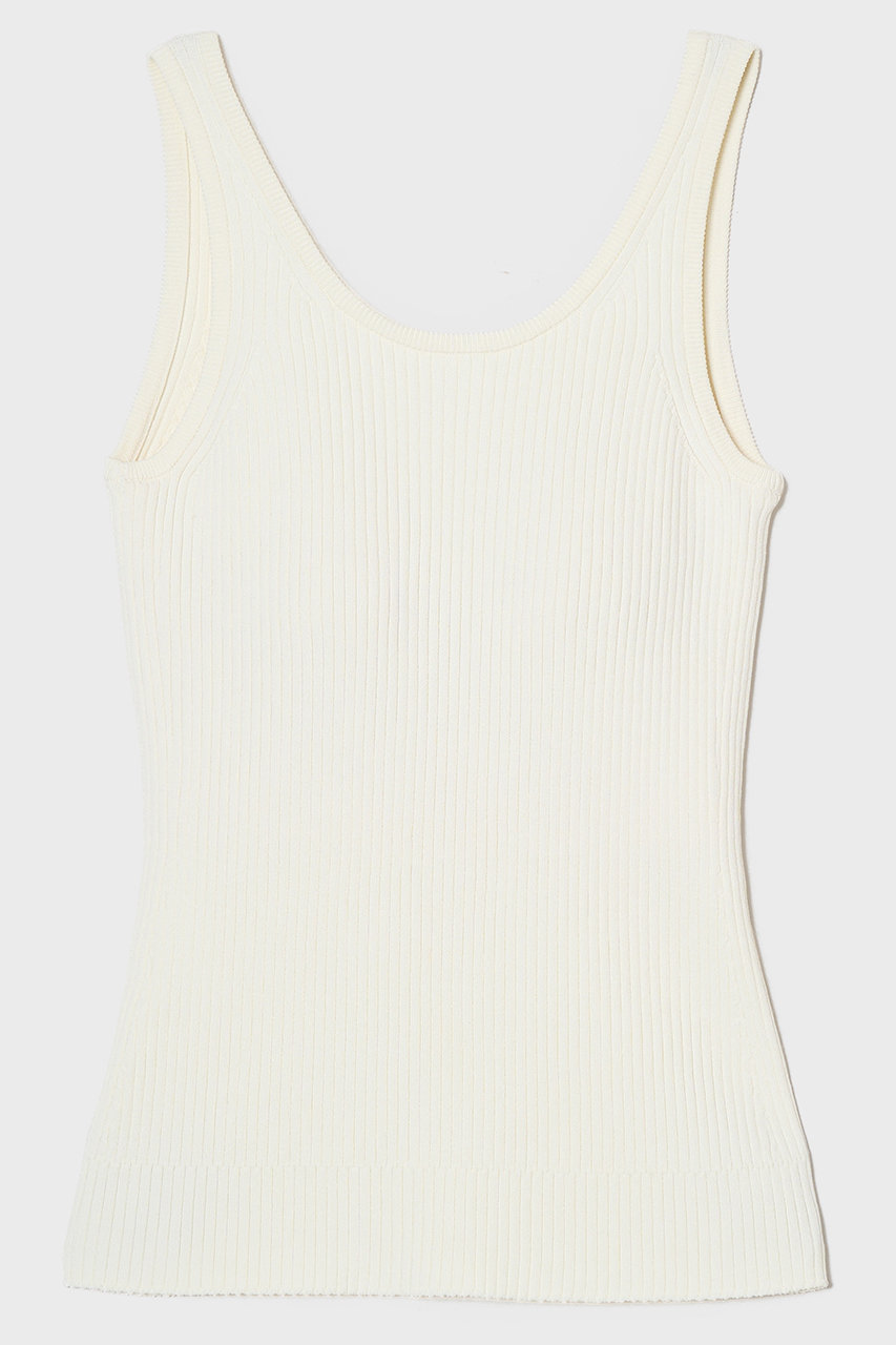 ナイスナイスモーメント/NICENICE MOMENTのタンクトップ トップ シェル(不織布カップ付き)(エッグシェル/NNM1-25S-021)