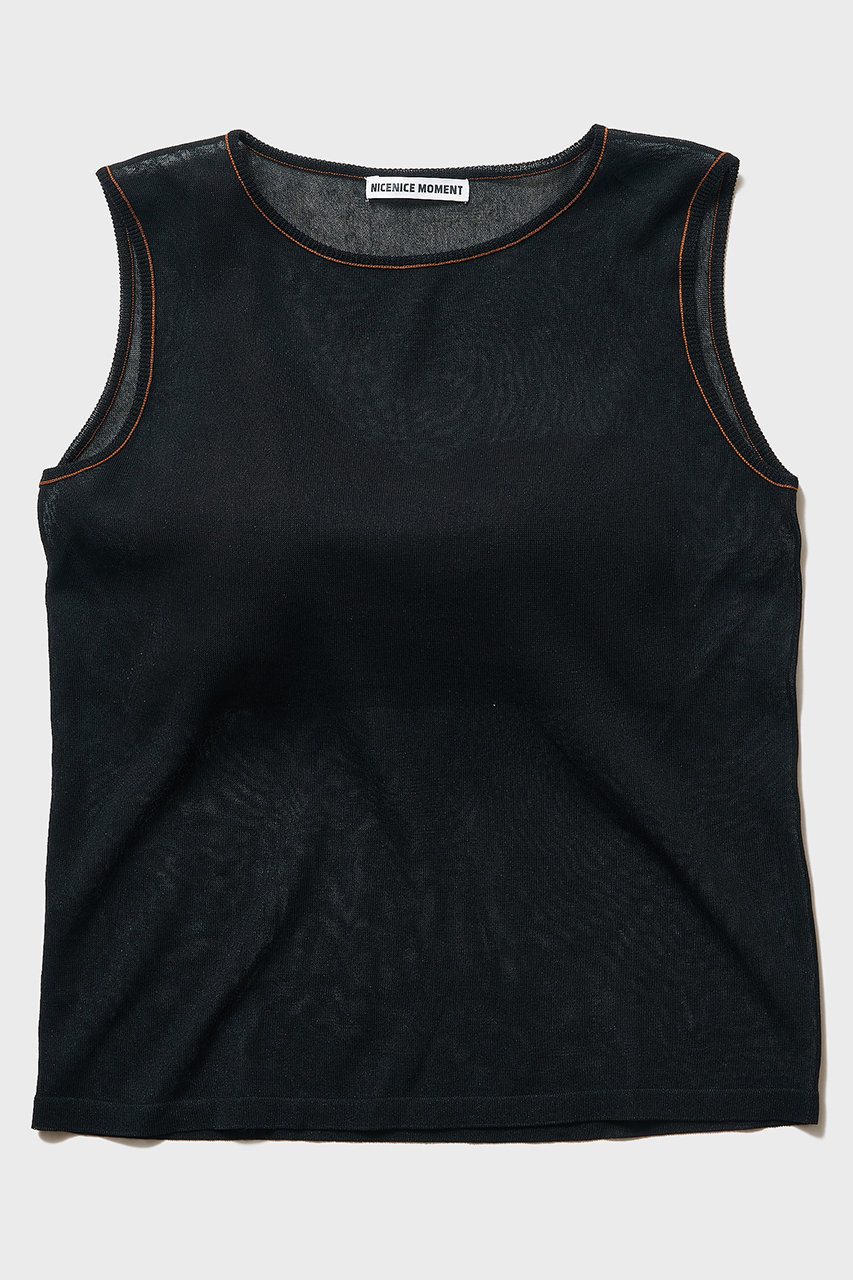 ナイスナイスモーメント/NICENICE MOMENTのシアーノースリーブ コンボ(3Dカップ付き)(ブラック/N2-26S-010)