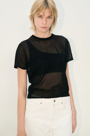 ナイスナイスモーメント/NICENICE MOMENTのシアー Tシャツ コンボ(3Dカップ付き)(110300/110301)