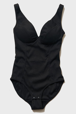 ナイスナイスモーメント/NICENICE MOMENTのディープ Vネック ボディスーツ(不織布カップ付き)(160200/160201)