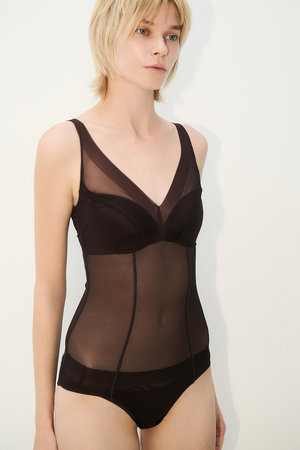 ナイスナイスモーメント/NICENICE MOMENTのメッシュ ブリファー(不織布カップ付き)(160200/160201)