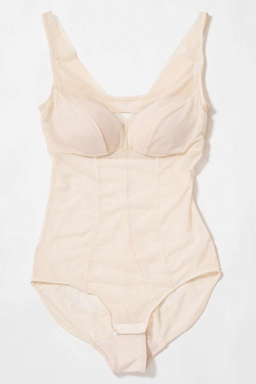 ナイスナイスモーメント/NICENICE MOMENTのメッシュ ブリファー(不織布カップ付き)(ベージュ/NNM03-2403-003)