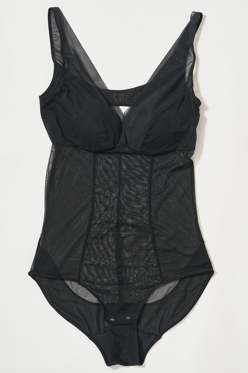 ナイスナイスモーメント/NICENICE MOMENTのメッシュ ブリファー(不織布カップ付き)(ブラック/NNM03-2403-003)