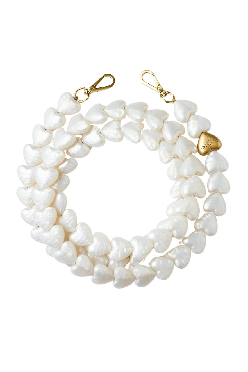 ルヴィニ パリ/Louvini Parisのスマホチェーン　CUORE(日本限定WHITE PEARL/3760404740885 CUORE)