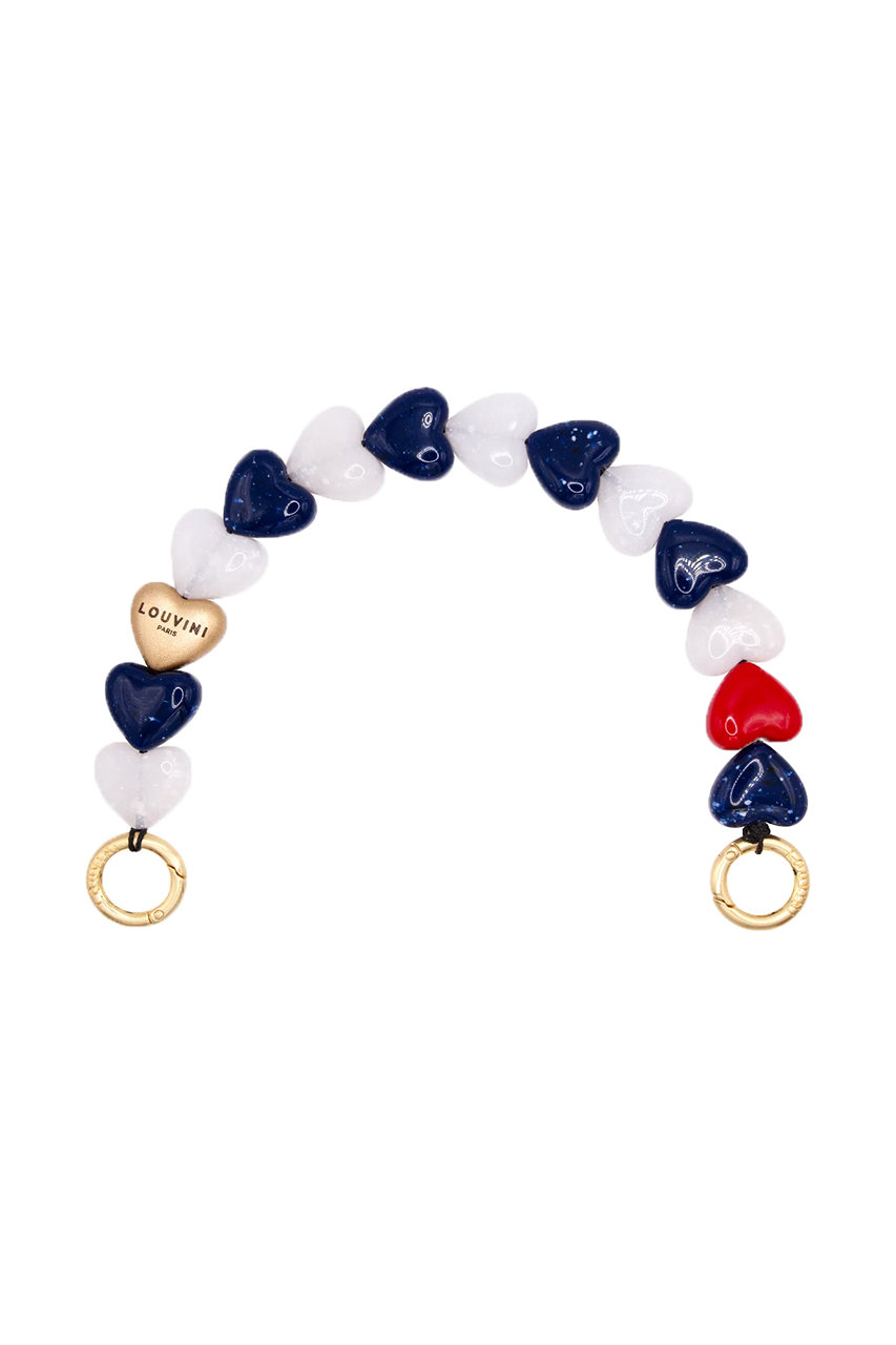 ルヴィニ パリ/Louvini Parisの【予約販売】ハンドストラップ　PETIT CUORE(NAVY-WHITE/3760347036830 PETITCUORE)