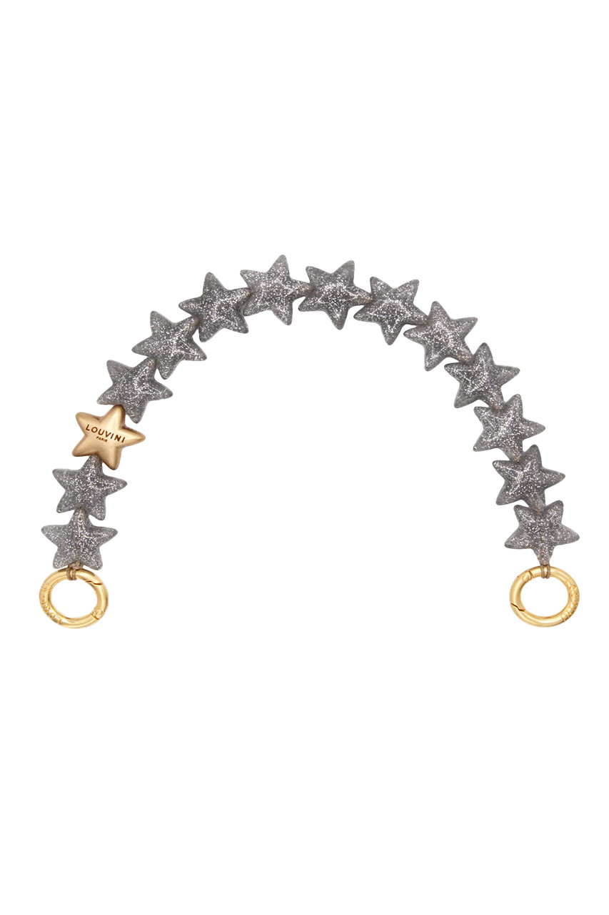 Louvini Paris ハンドストラップ PETIT ETOILE (SILVER, ONE SIZE) ルヴィニ パリ ELLE SHOP Louvini Paris ハンドストラップ PETIT ETOILE (SILVER, ONE SIZE) ルヴィニ パリ ELLE SHOP