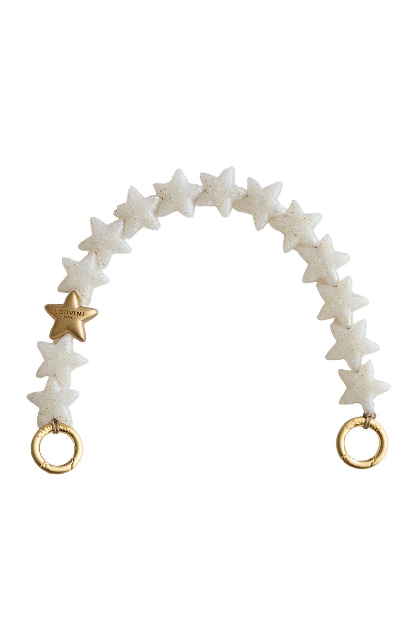 ルヴィニ パリ/Louvini Parisのハンドストラップ　PETIT ETOILE(WHITE/3701765902543)
