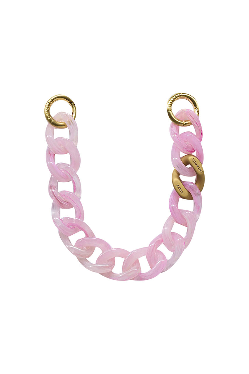 Louvini Paris ハンドストラップ PETIT ZOE (CANDY PINK, ONE SIZE) ルヴィニ パリ ELLE SHOP Louvini Paris ハンドストラップ PETIT ZOE (CANDY PINK, ONE SIZE) ルヴィニ パリ ELLE SHOP