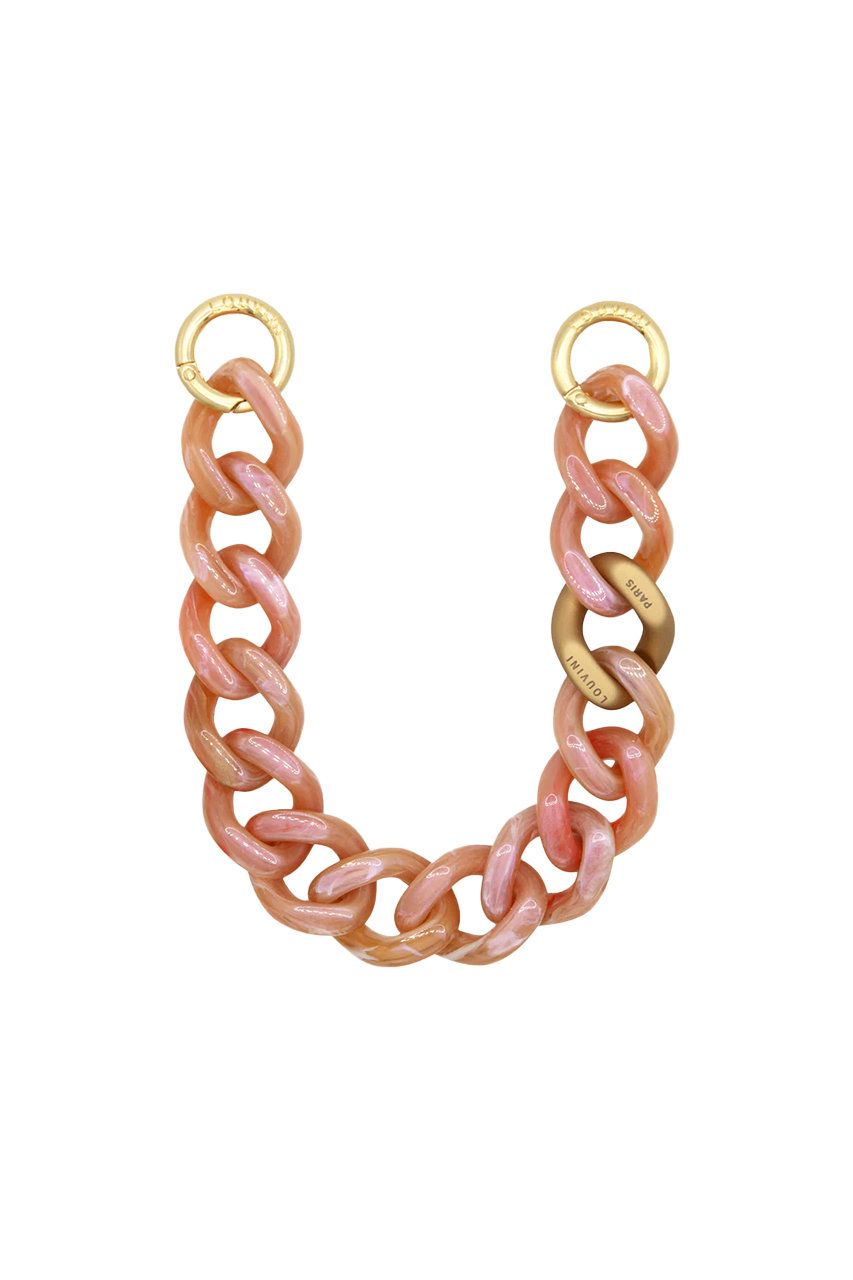 Louvini Paris ハンドストラップ PETIT ZOE (BUBBLE GUM, ONE SIZE) ルヴィニ パリ ELLE SHOP Louvini Paris ハンドストラップ PETIT ZOE (BUBBLE GUM, ONE SIZE) ルヴィニ パリ ELLE SHOP