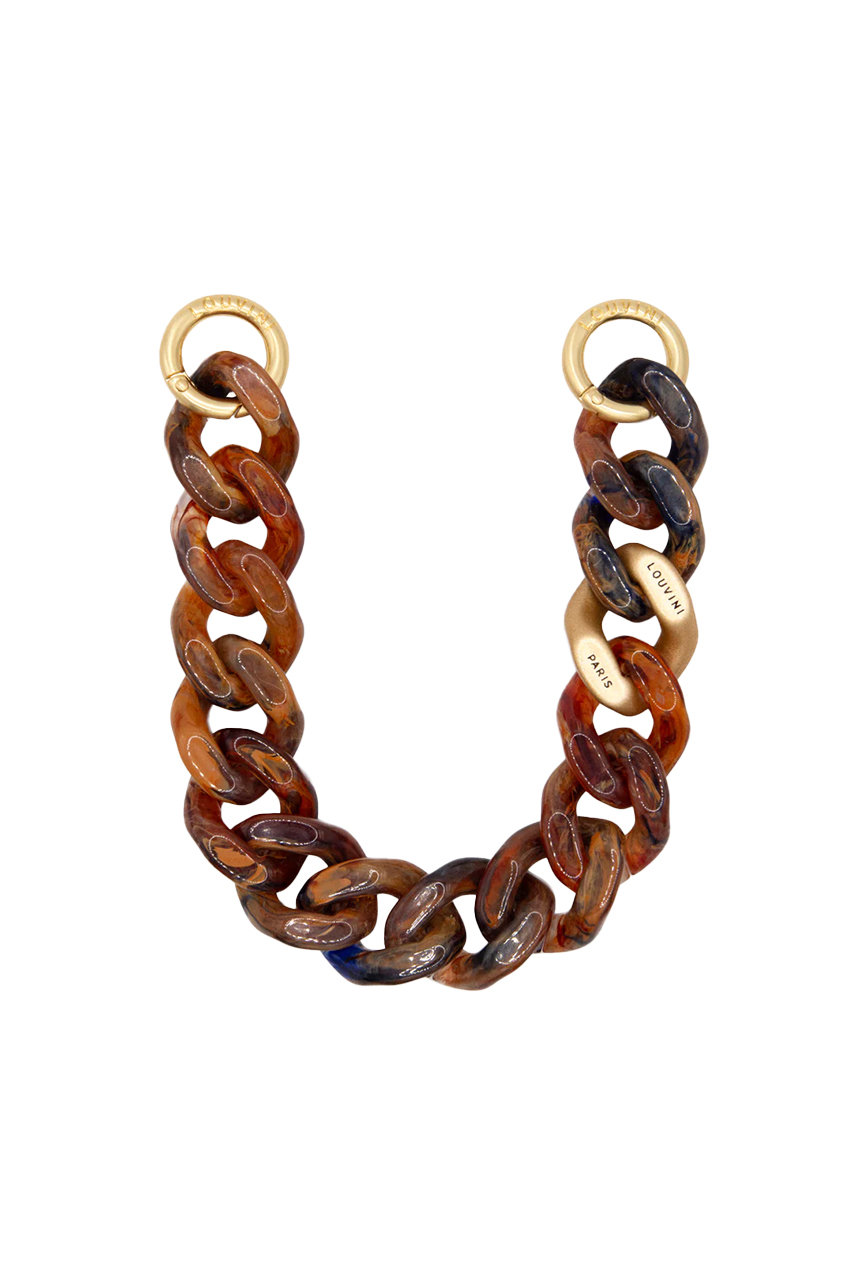 Louvini Paris ハンドストラップ PETIT ZOE (BROWN, ONE SIZE) ルヴィニ パリ ELLE SHOP Louvini Paris ハンドストラップ PETIT ZOE (BROWN, ONE SIZE) ルヴィニ パリ ELLE SHOP