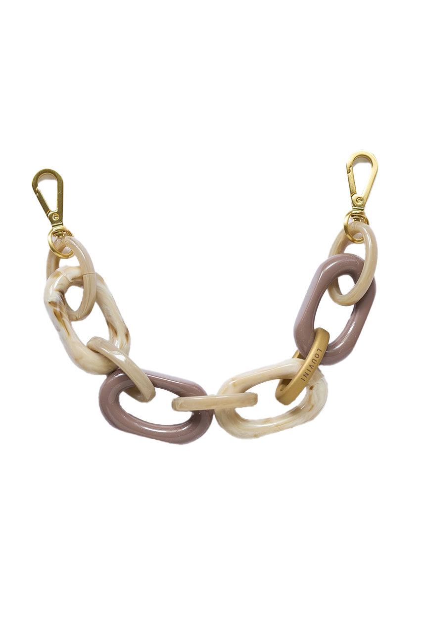 Louvini Paris ハンドストラップ PETIT CHIARA (BEIGE-TAUPE, ONE SIZE) ルヴィニ パリ ELLE SHOP Louvini Paris ハンドストラップ PETIT CHIARA (BEIGE-TAUPE, ONE SIZE) ルヴィニ パリ ELLE SHOP