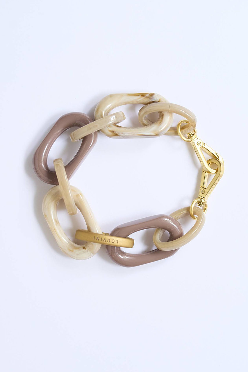 LOUVINI ストラップ PETIT CUORE BEIGE-TAUPE 新品 予約販売【LOUVINI】 ハンドストラップ PETIT CUORE BEIGE-TAUPE