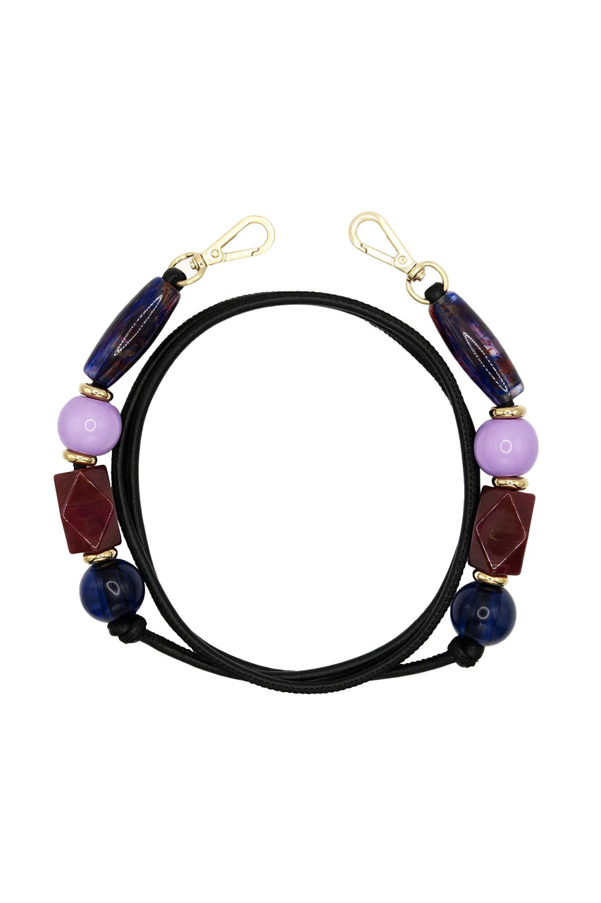 Louvini Paris スマホストラップ PENELOPE (PURPLE, ONE SIZE) ルヴィニ パリ ELLE SHOP Louvini Paris スマホストラップ PENELOPE (PURPLE, ONE SIZE) ルヴィニ パリ ELLE SHOP