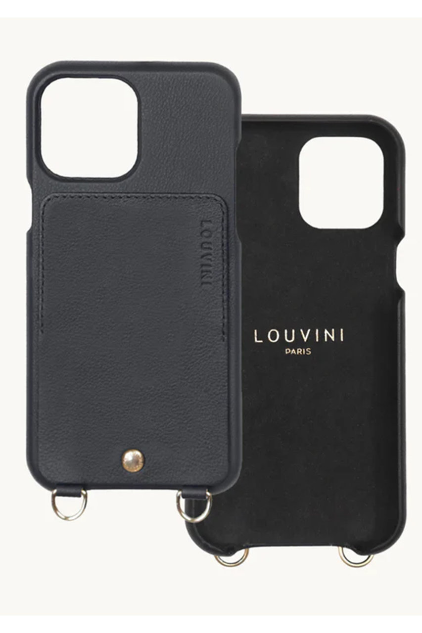 Louvini Paris(ルヴィニ パリ)｜iPhone15 スマホケース LOU/BLACK の