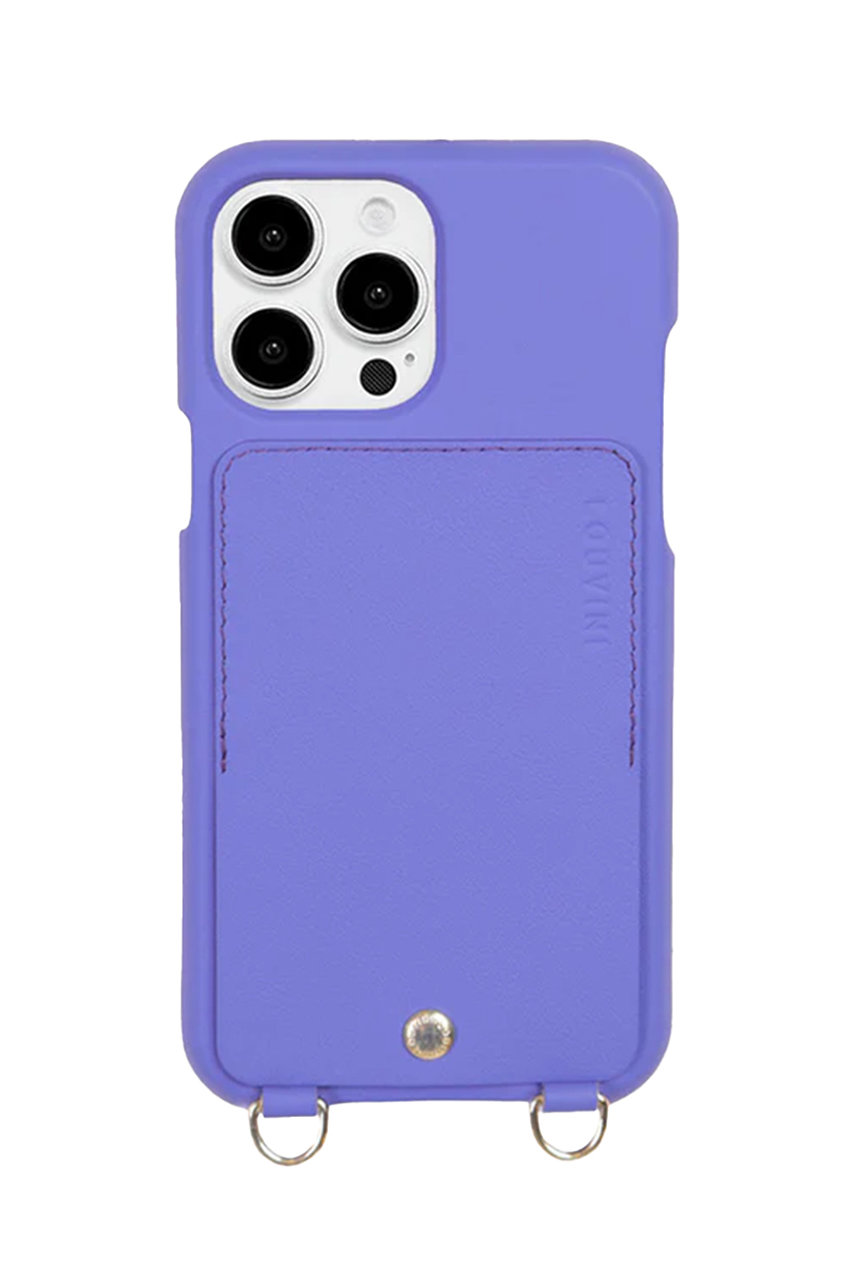 Louvini Paris iPhone15 スマホケース LOU (PURPLE, iPhone15Pro) ルヴィニ パリ ELLE SHOP Louvini Paris iPhone15 スマホケース LOU (PURPLE, iPhone15Pro) ルヴィニ パリ ELLE SHOP