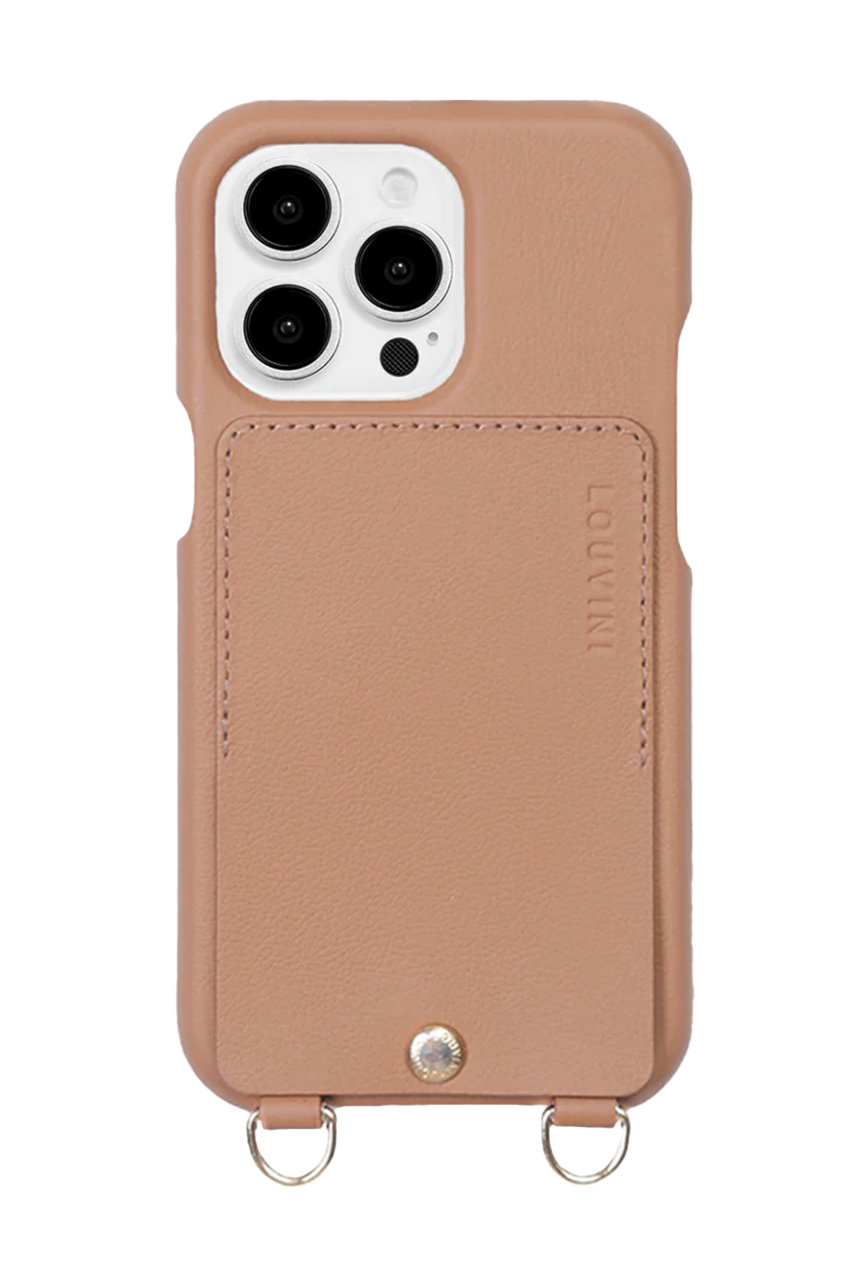 Louvini Paris iPhone15 スマホケース LOU (CAMEL, iPhone15Pro Max) ルヴィニ パリ ELLE SHOP Louvini Paris iPhone15 スマホケース LOU (CAMEL, iPhone15Pro Max) ルヴィニ パリ ELLE SHOP