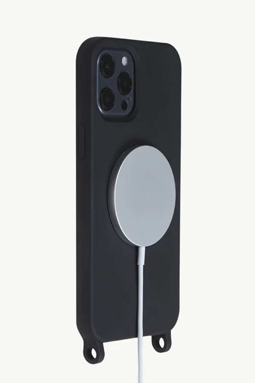 LOUVINI iPhone15ケース　ブラック Louvini Paris(ルヴィニ パリ)｜iPhone15 スマホケース MILO