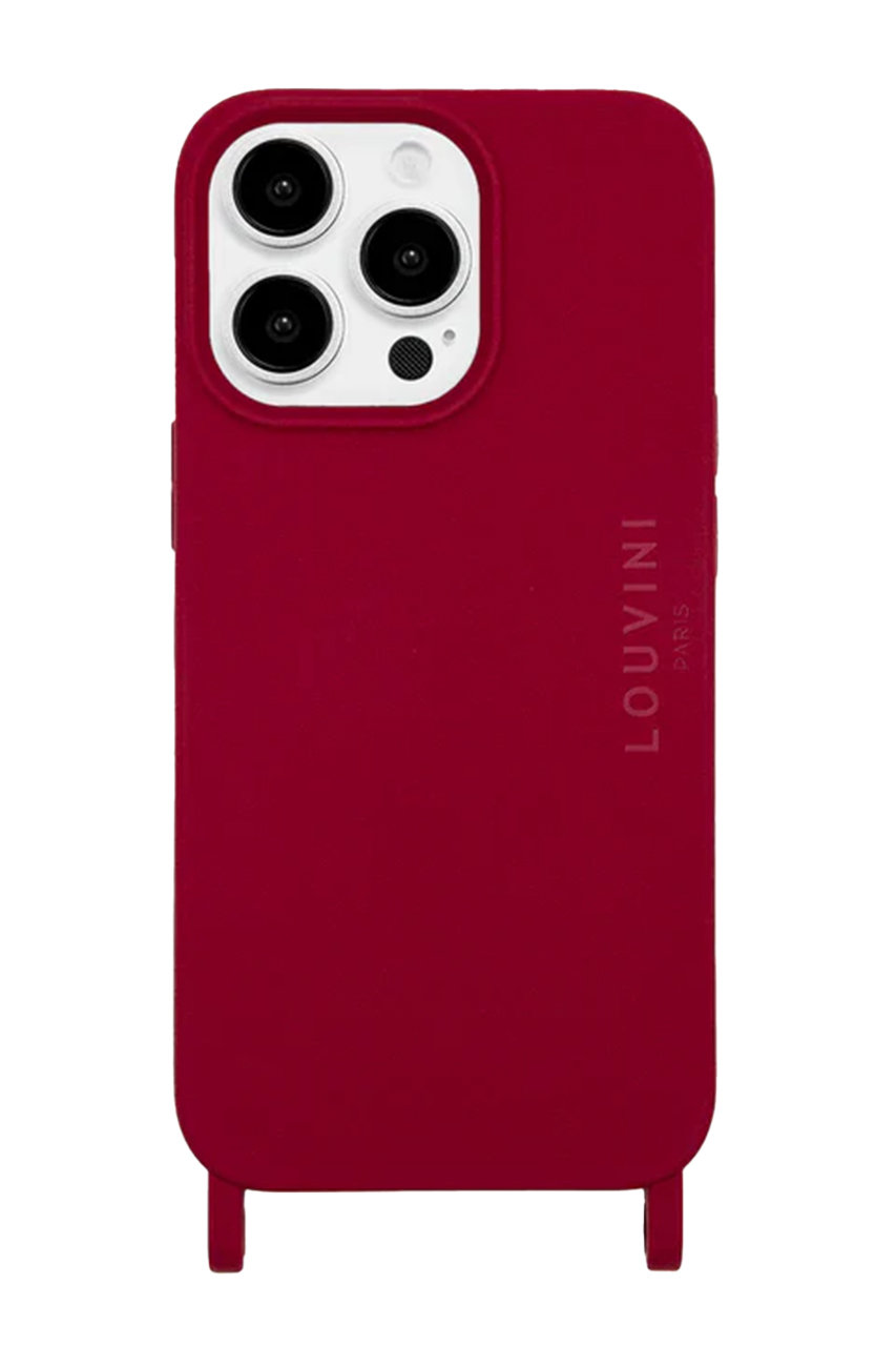 Louvini Paris iPhone15 スマホケース MILO(MagSafe対応) (BURGUNDY, iPhone15Pro Max) ルヴィニ パリ ELLE SHOP Louvini Paris iPhone15 スマホケース MILO(MagSafe対応) (BURGUNDY, iPhone15Pro Max) ルヴィニ パリ ELLE SHOP
