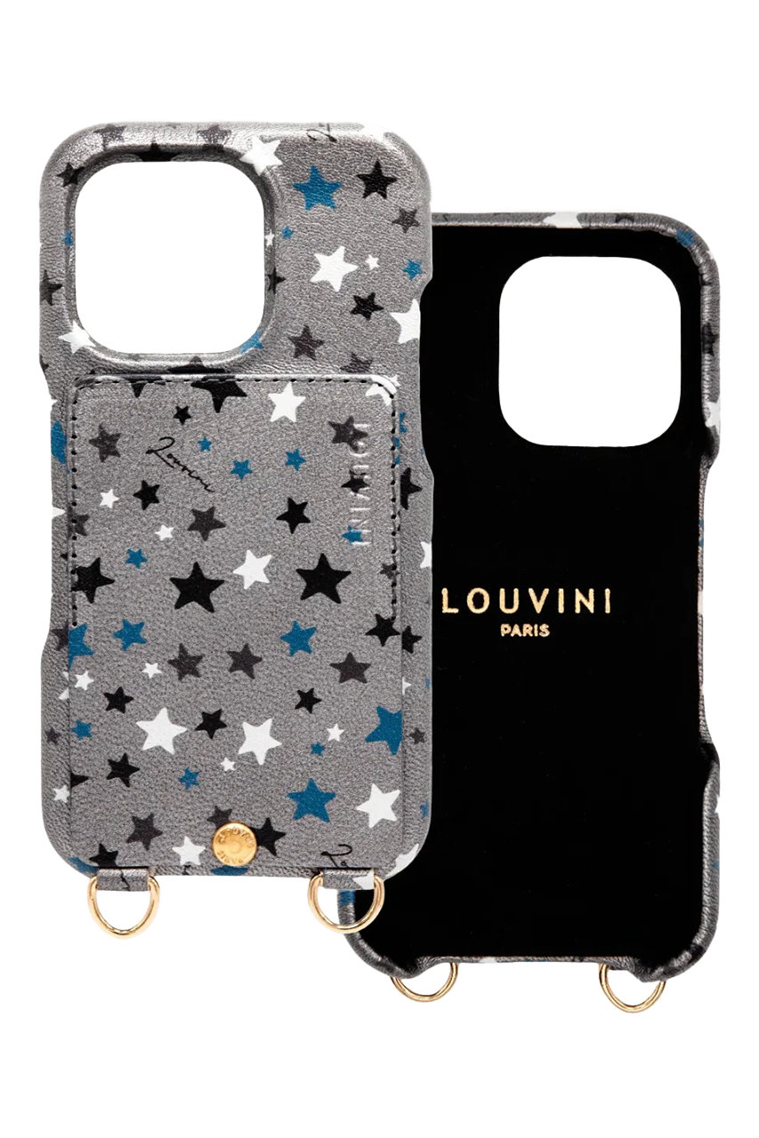 ルヴィニ パリ/Louvini ParisのiPhone15 スマホケース　LOU(ETOILE SILVER/3701765901294)