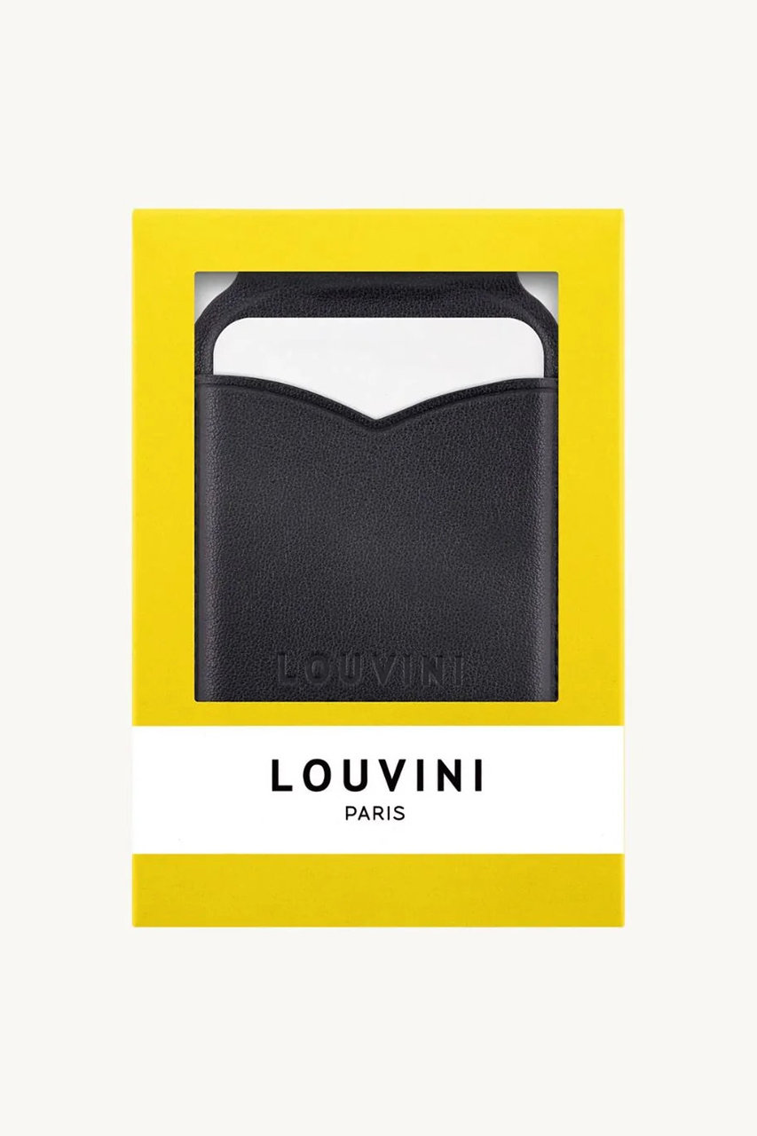 S☆LOUWIN カードケース CASEY(ミラー付)　SOFT PINK Louvini Paris(ルヴィニ パリ)｜カードケース CASEY(ミラー付)/BLACK