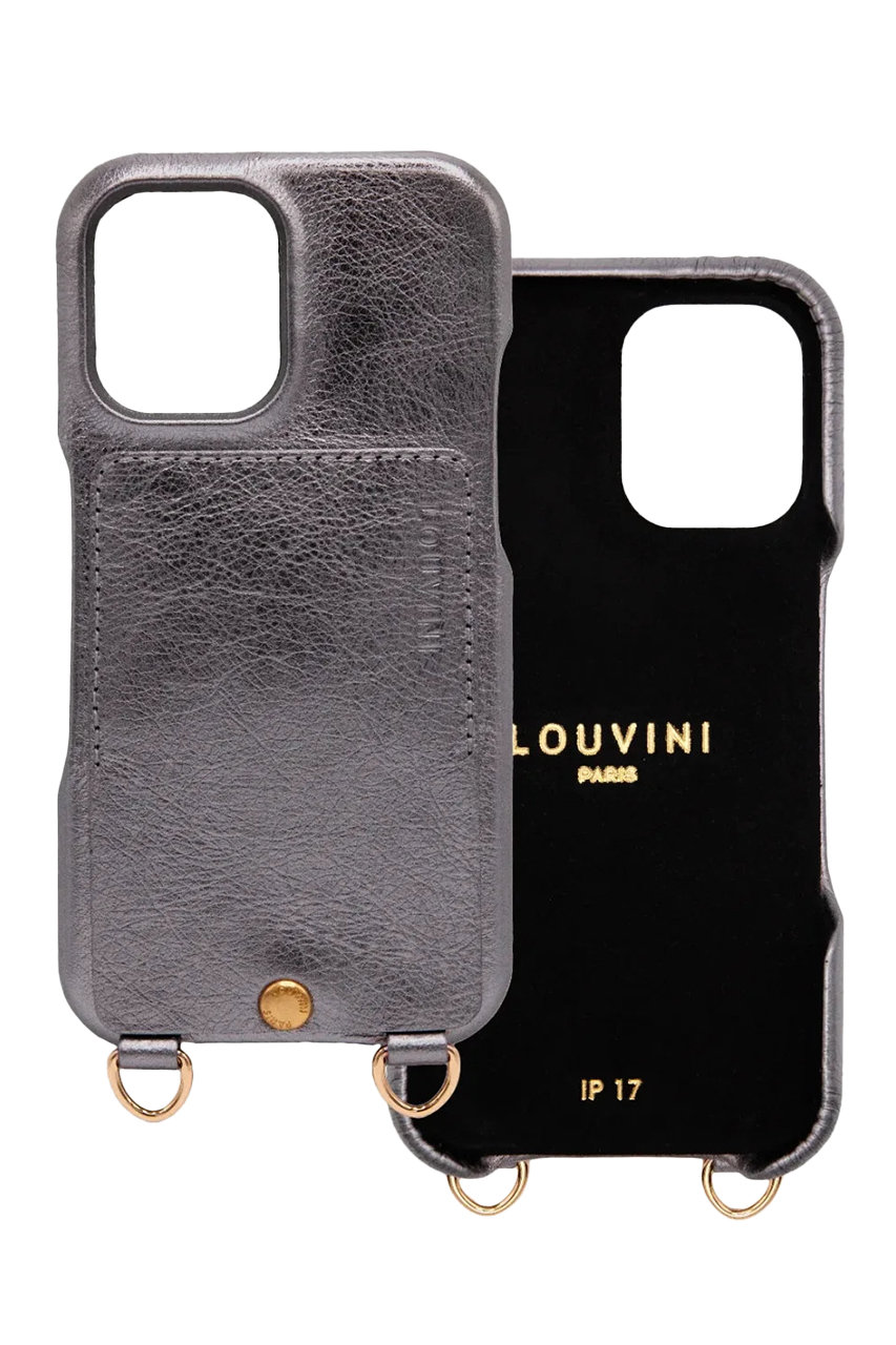 ルヴィニ パリ/Louvini ParisのiPhone17 スマホケース　LOU  METALLIC(ANTHRACITE/3760404748638)