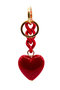 BIG HEART KEY RING ルヴィニ パリ/Louvini Paris RED