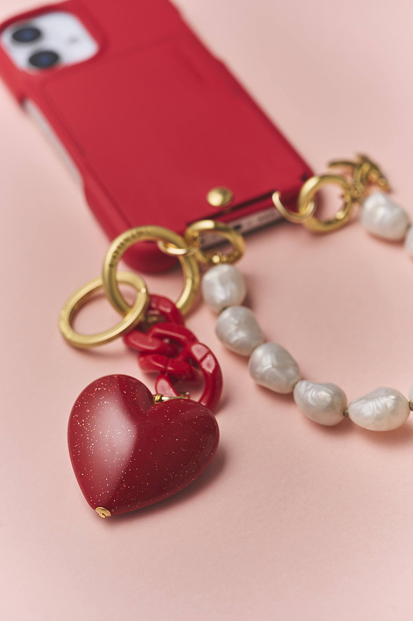Louvini Paris(ルヴィニ パリ)｜BIG HEART KEY RING/RED の通販