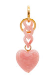BIG HEART KEY RING