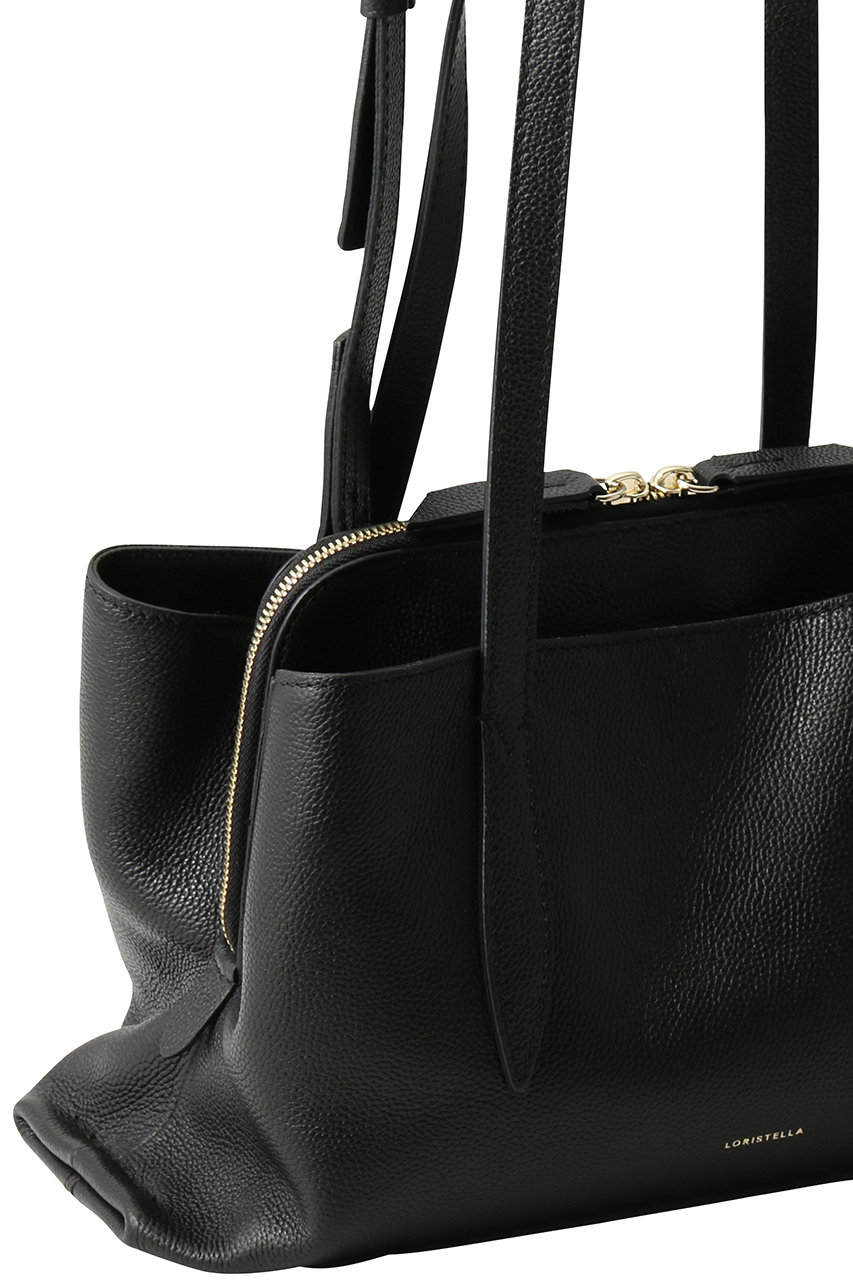 LORISTELLA(ロリステッラ)｜LORENZA ショルダートート/ブラック