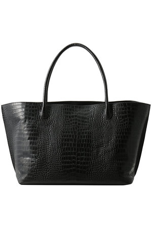 リエ スタジオ/LIE STUDIOのThe Eva Weekend クロコ型押しトートバッグ(120200/120201)