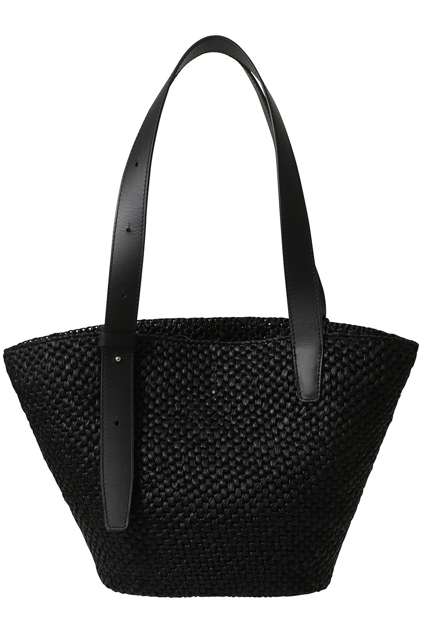 リエ スタジオ/LIE STUDIOのTHE BIANCA ラフィアバッグ S(ブラック/1159)