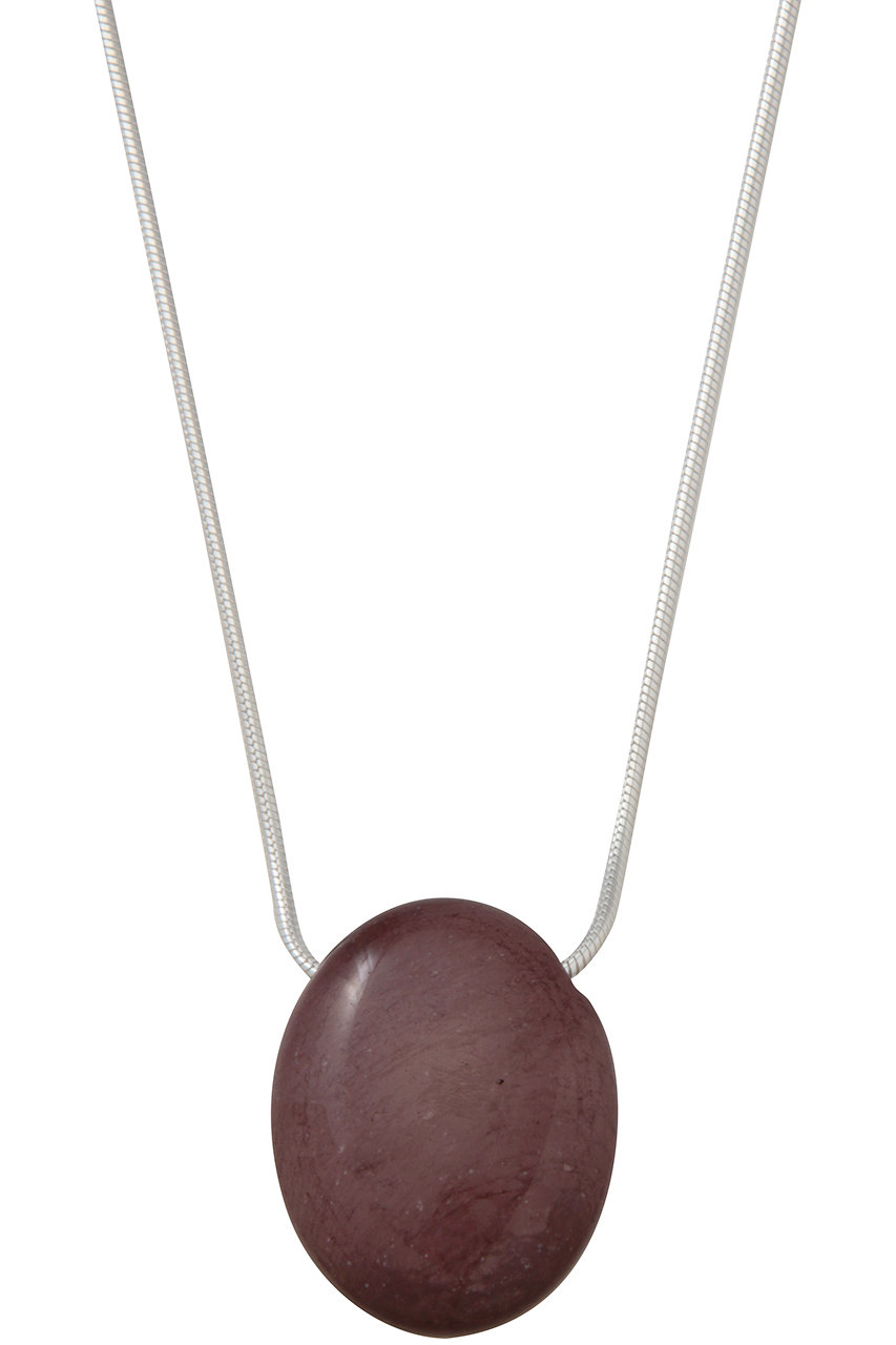 リエ スタジオ/LIE STUDIOのThe Julia ストーンネックレス(シルバー×レッド/1202)