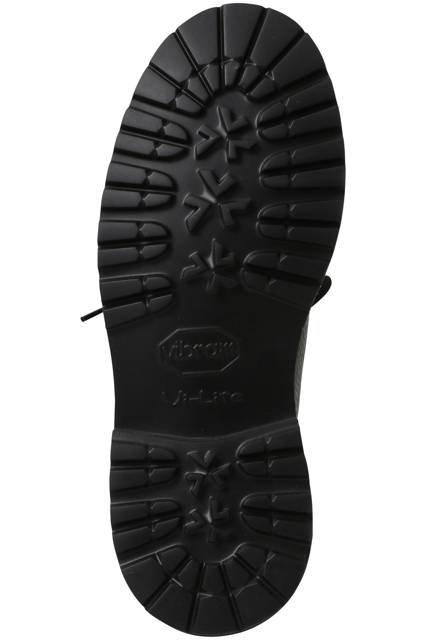 Fracap(フラカップ)｜厚底モカシンレースアップシューズ/ブラック の