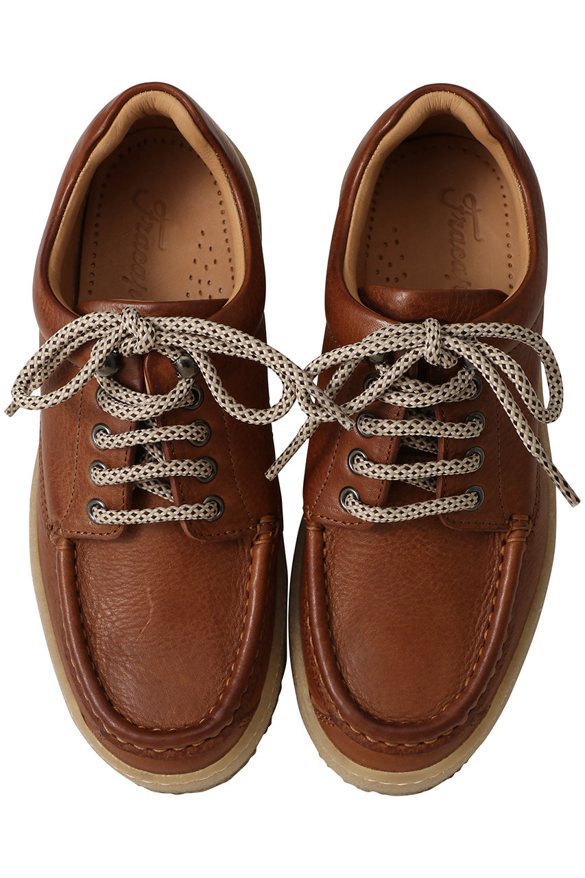 Fracap(フラカップ)｜ラギッドソールワークシューズ/ブラウン の通販
