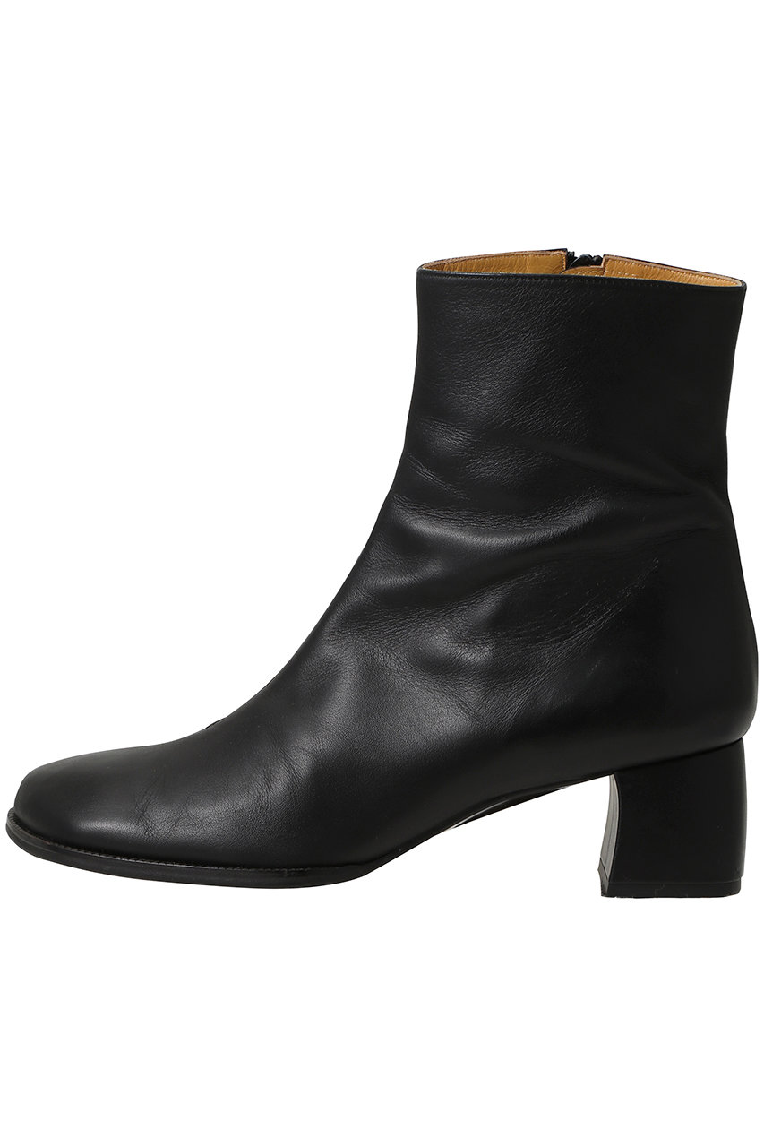 KATIM(カチム)｜TOYNBEE 5 スクエアトゥショートブーツ/ブラック