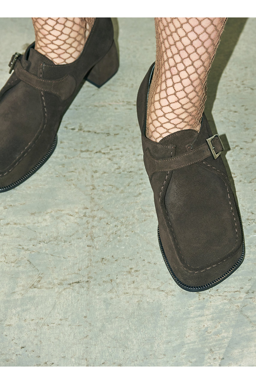 KATIM(カチム)｜WYKE スエードモカシンパンプス/コーヒー の通販