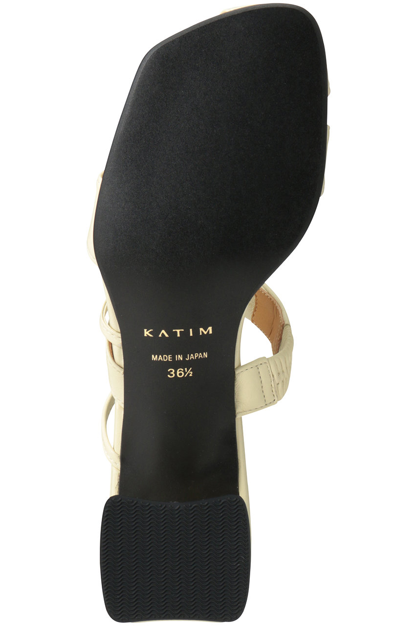 KATIM(カチム)｜CAT ストラップサンダル/バタークリーム の通販
