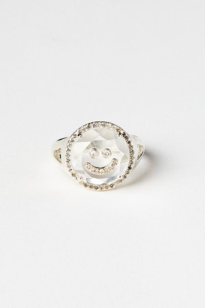 マリュス/MALUSのCrystal smile リング